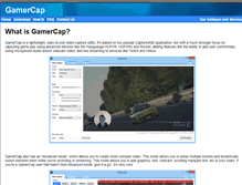 Tablet Screenshot of gamercap.com